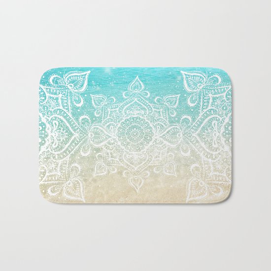 Beach Mandala Bath Mat