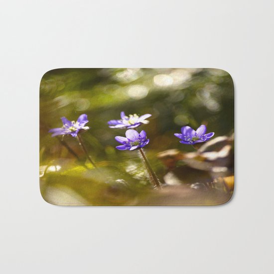 Beautiful Surprise In Spring Forest Bath Mat