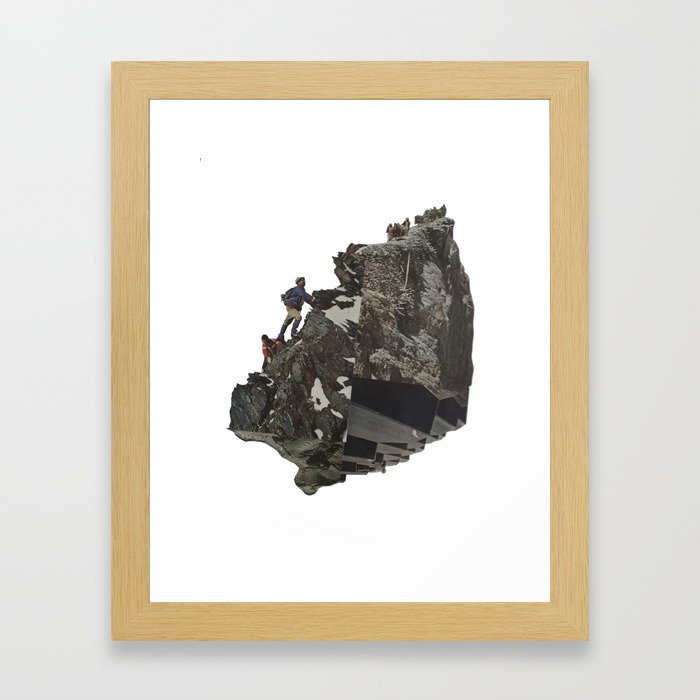 rockislandcollage Framed Art Print