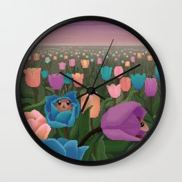 The Mouses Houses Wall Clock