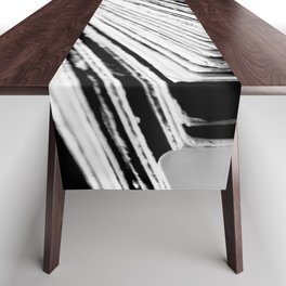 record albums music aesthetic elegant mood art photography  Table Runner