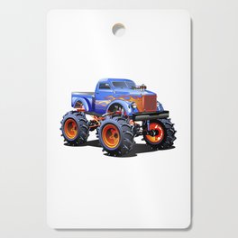 Cartoon monster truck Cutting Board