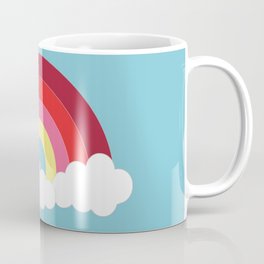 Rainbow in the Spring Blue Sky Coffee Mug