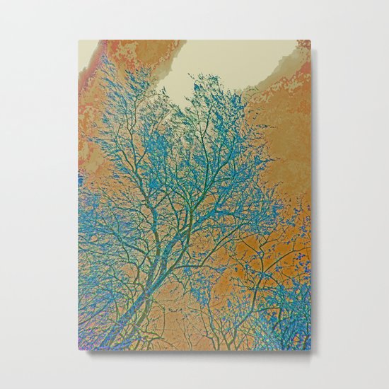 Weather Breaking Metal Print