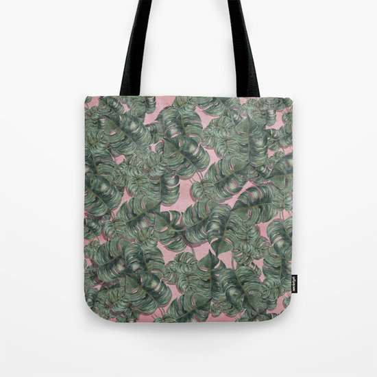 monstera leaf Tote Bag