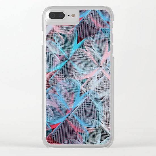 Abstract 159 Clear iPhone Case