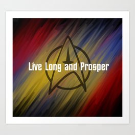 Star Trek Motivational - LLAP (1 of 3) Art Print