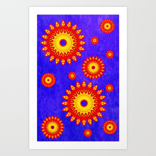 Retro Look Art Print