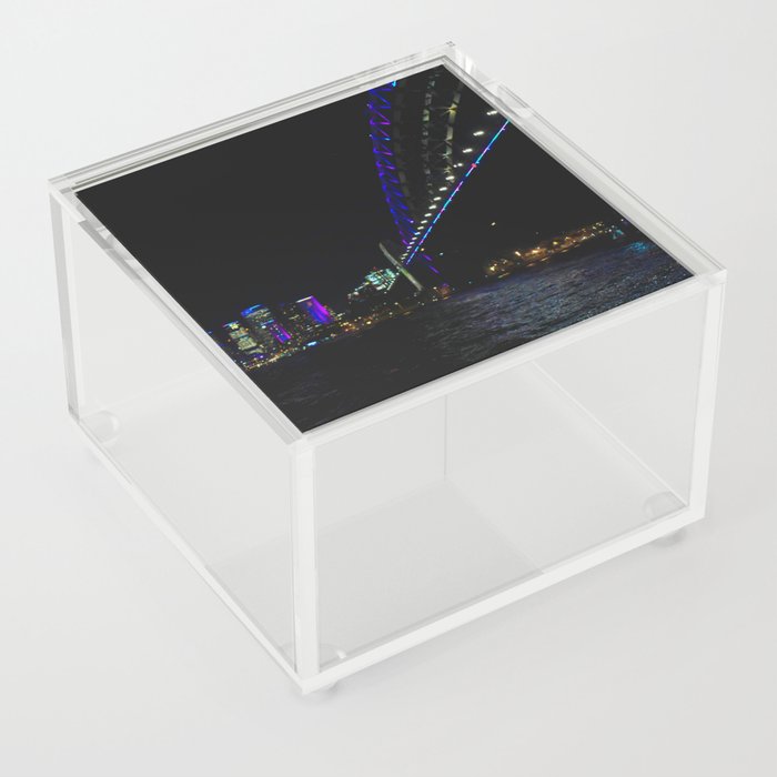 Harbour Bridge Vivid Sydney Acrylic Box