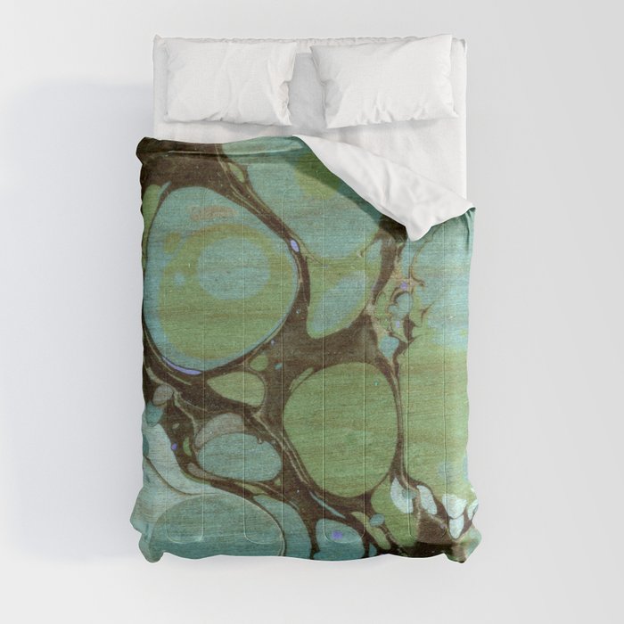 Abstract Painting ; Seaweed Comforter