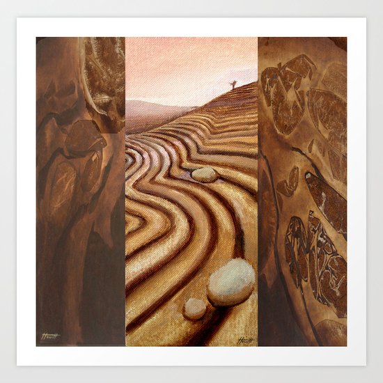 Ploughscape Art Print