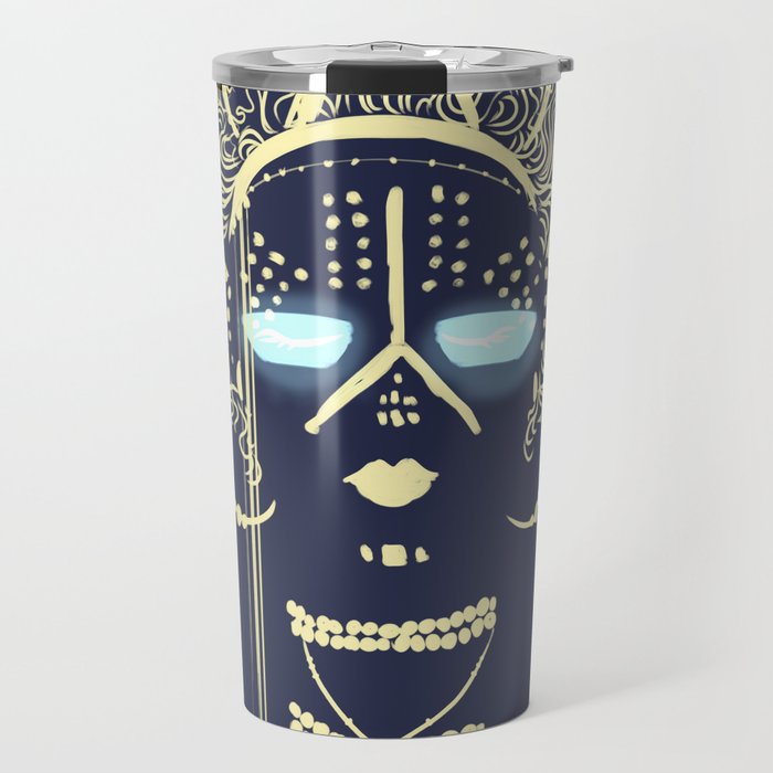 Afrofuturism: The Queen in Person Travel Mug