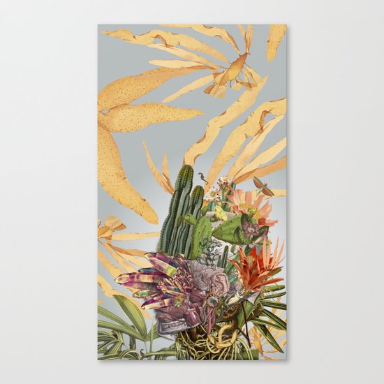 kakteen original anatomical collage by bedelgeuse Canvas Print