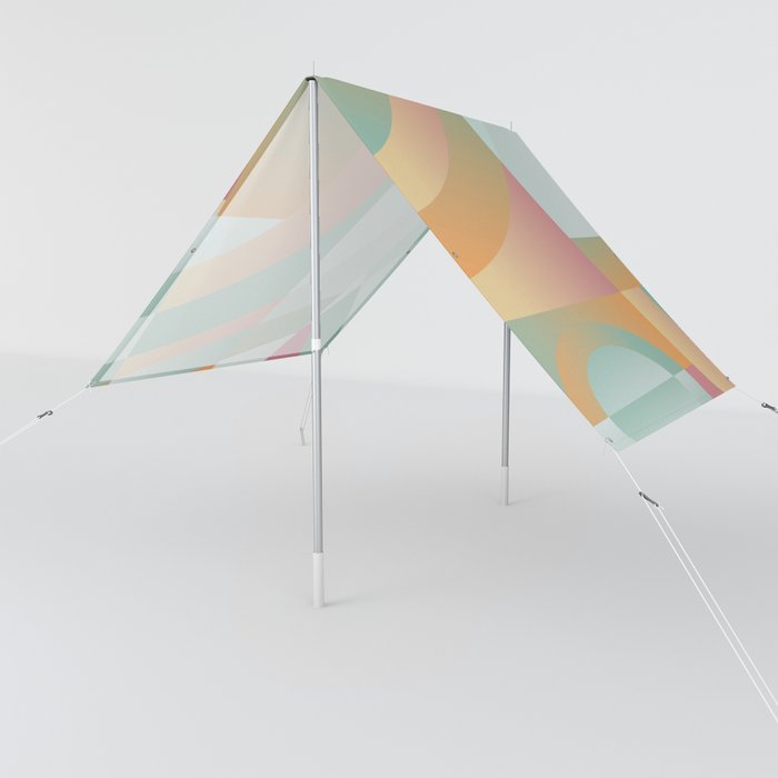 Pastel retro background Sun Shade