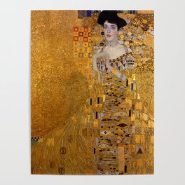 The Woman In Gold Bloch-Bauer I by Gustav Klimt Poster