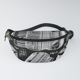 Accordion Player Accordionist Instrument Vintage Patent Fanny Pack