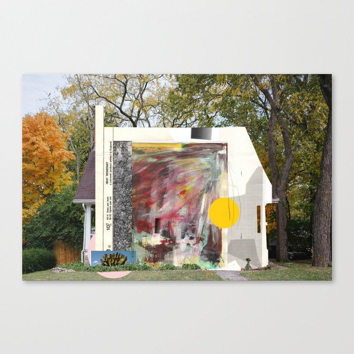 abstract house dream 24 Canvas Print