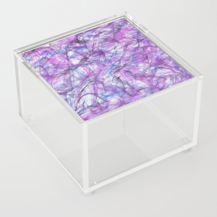 Purple 302 by Kristalin Davis Acrylic Box
