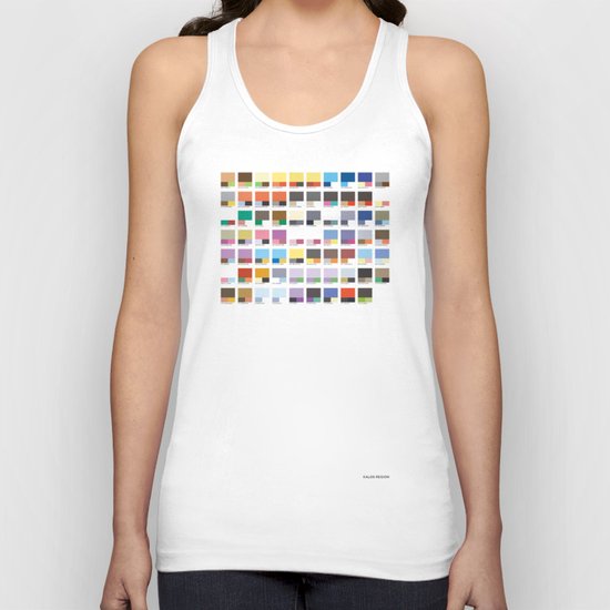 Poke-Pantone 6 (Kalos Region) Unisex Tank Top