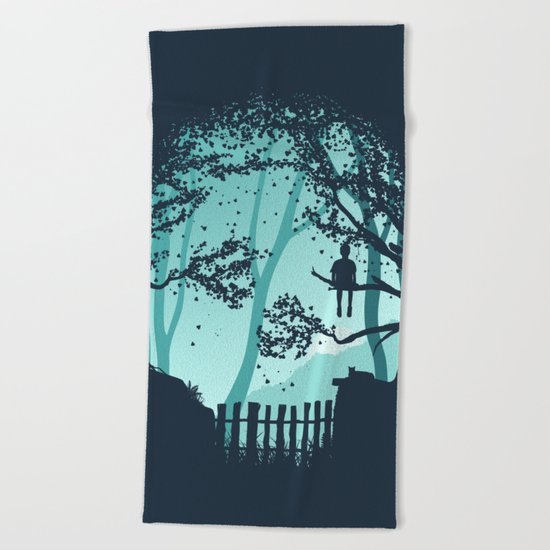 Don't Look Back In Anger Beach Towel