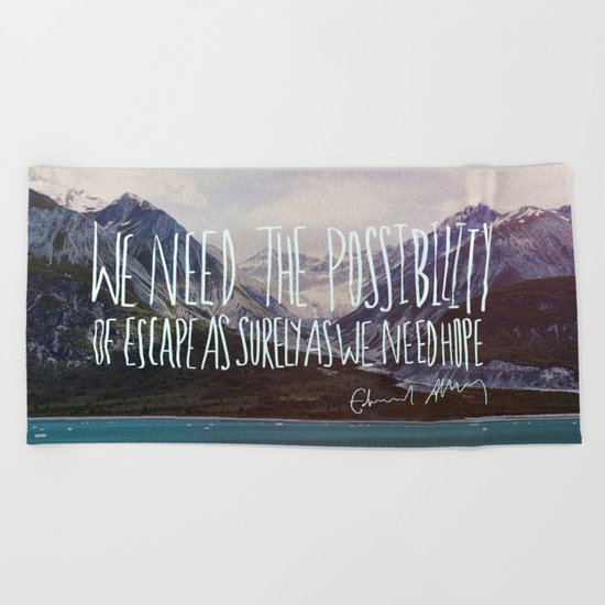 Escape x Alaska Beach Towel