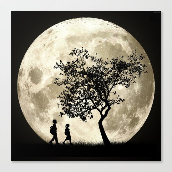 Full Moon Canvas Print