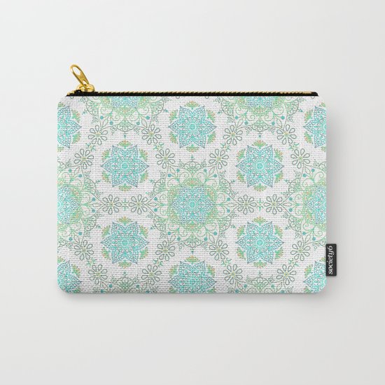Mandala_Cerulean Sand Carry-All Pouch