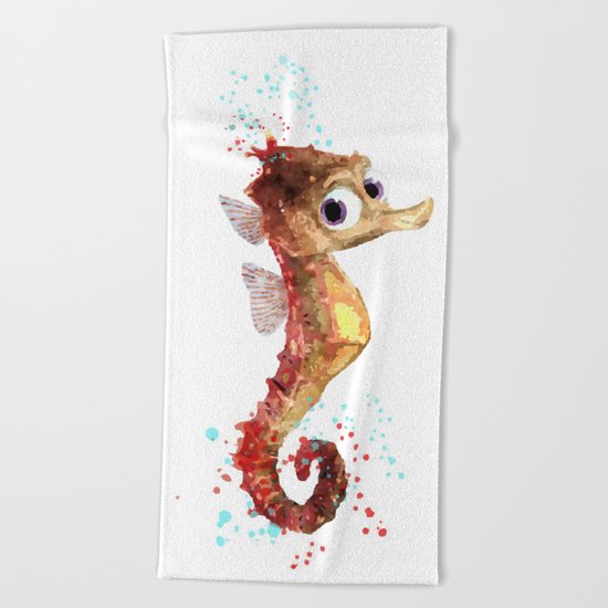 Nemo Seahorse Beach Towel