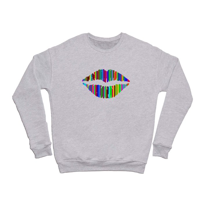 Rainbow Lips of Love  Crewneck Sweatshirt