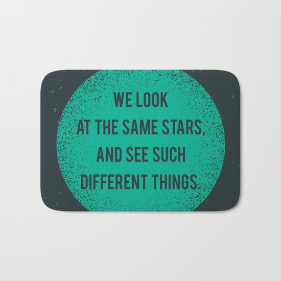 Same Stars - Different Things Bath Mat