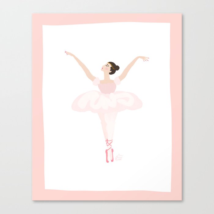 Pretty Ballerina Canvas Print