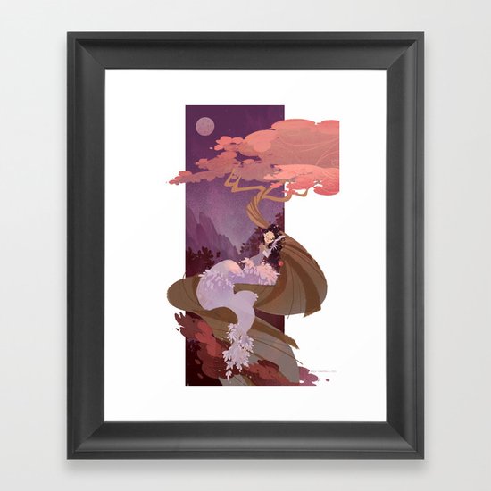 Snow White Framed Art Print