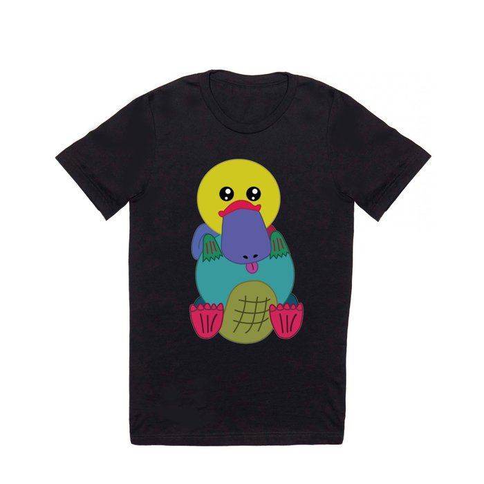 Rainbow Platypus T Shirt