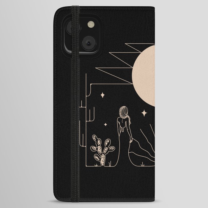 It Was All A Dream - Black & Tan iPhone Wallet Case