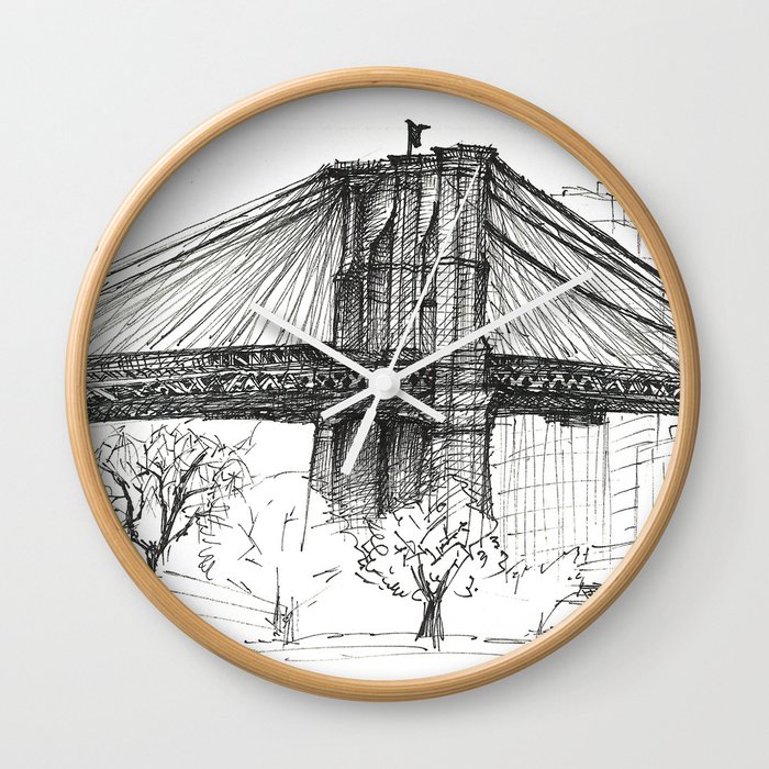 BK Bridge  Wall Clock