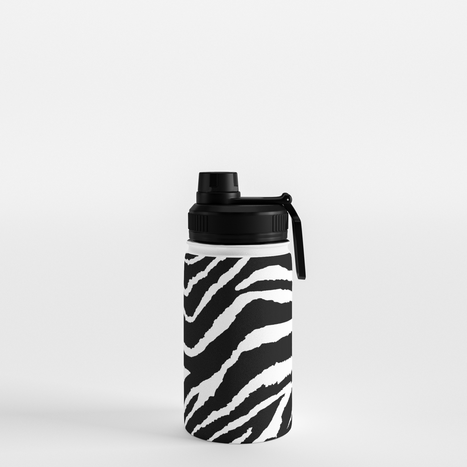 Animal Print Zebra Black and White Water Bottle by Art is ...