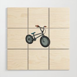 BMX Bike Racing Mini Freestyle Rider Wood Wall Art