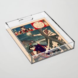 Princess Nadeshiko and the Robber Tsuchikuro (Toyohara Chikanobu) Acrylic Tray