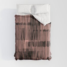 Lines | Strong Earth Color Duvet Cover