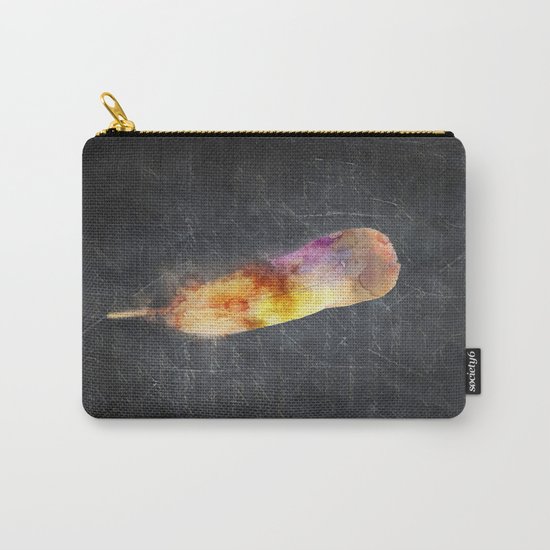 one water colour feather Carry-All Pouch