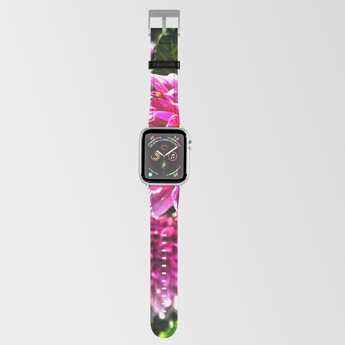 pink dahlia Apple Watch Band
