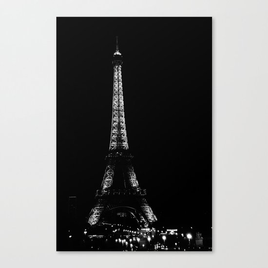 Paris by night Canvas Print