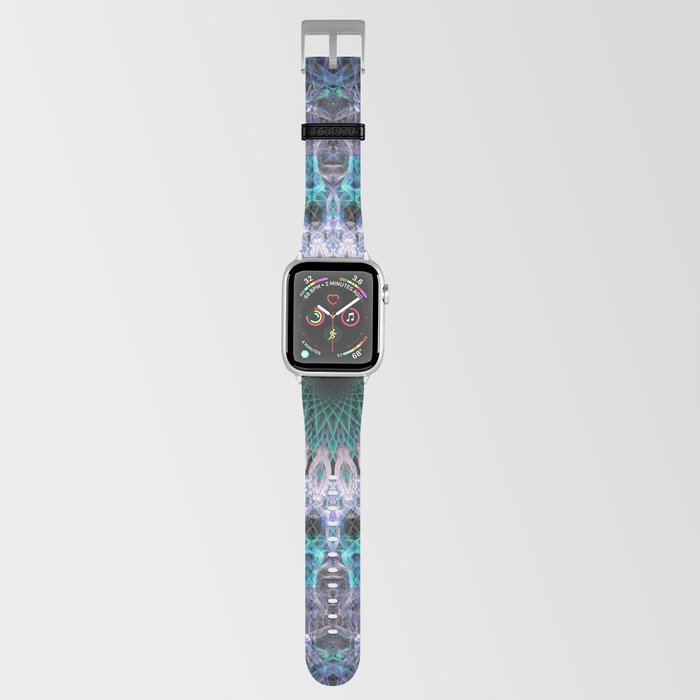 Light blue cold mandala Apple Watch Band