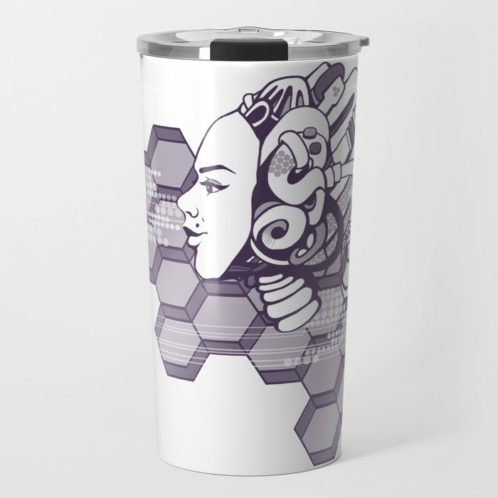 Robo Girl Travel Mug