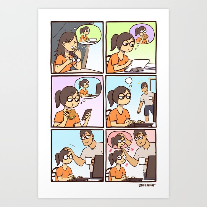 Being Present Art Print