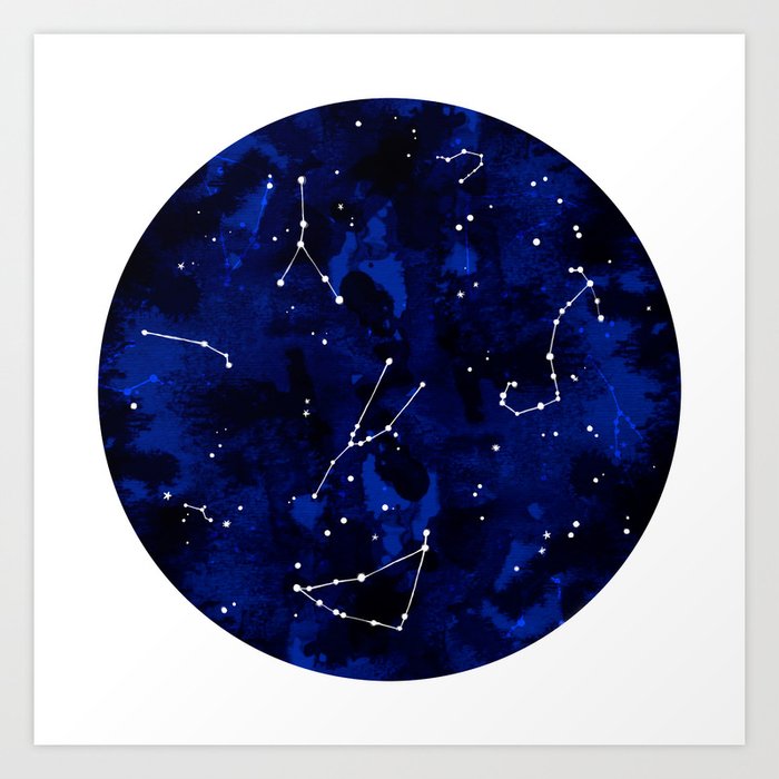 Constellation Sky Art Print