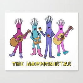 Monstrous Harmonistas Canvas Print