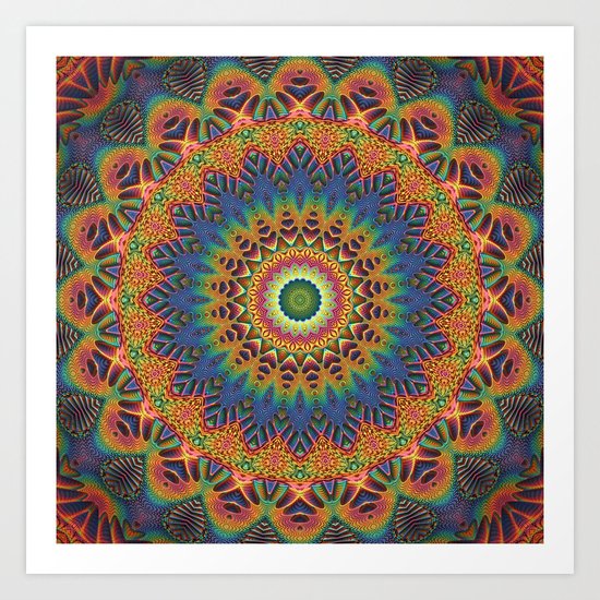 In the Mood for a Mandala Art Print