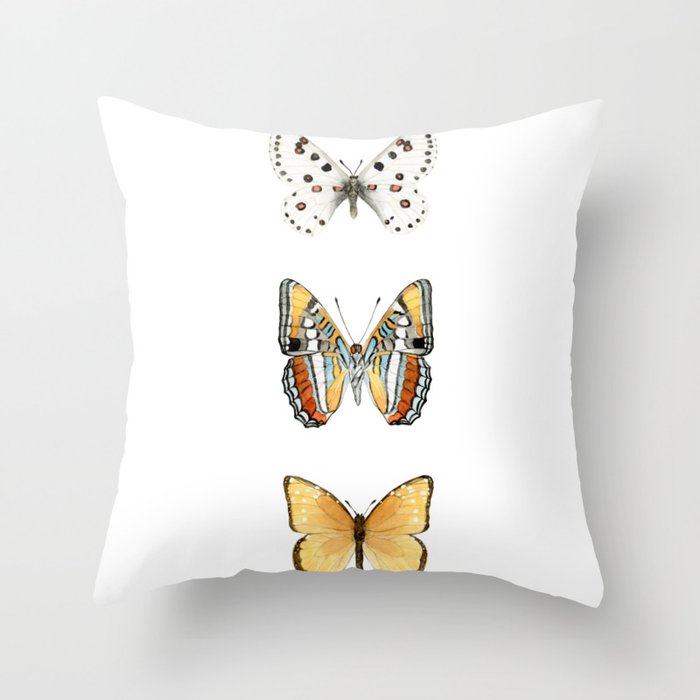 Butterflies Throw Pillow