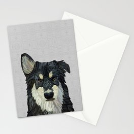 Bjorn - Malamute Samoyed Husky Mix Stationery Card